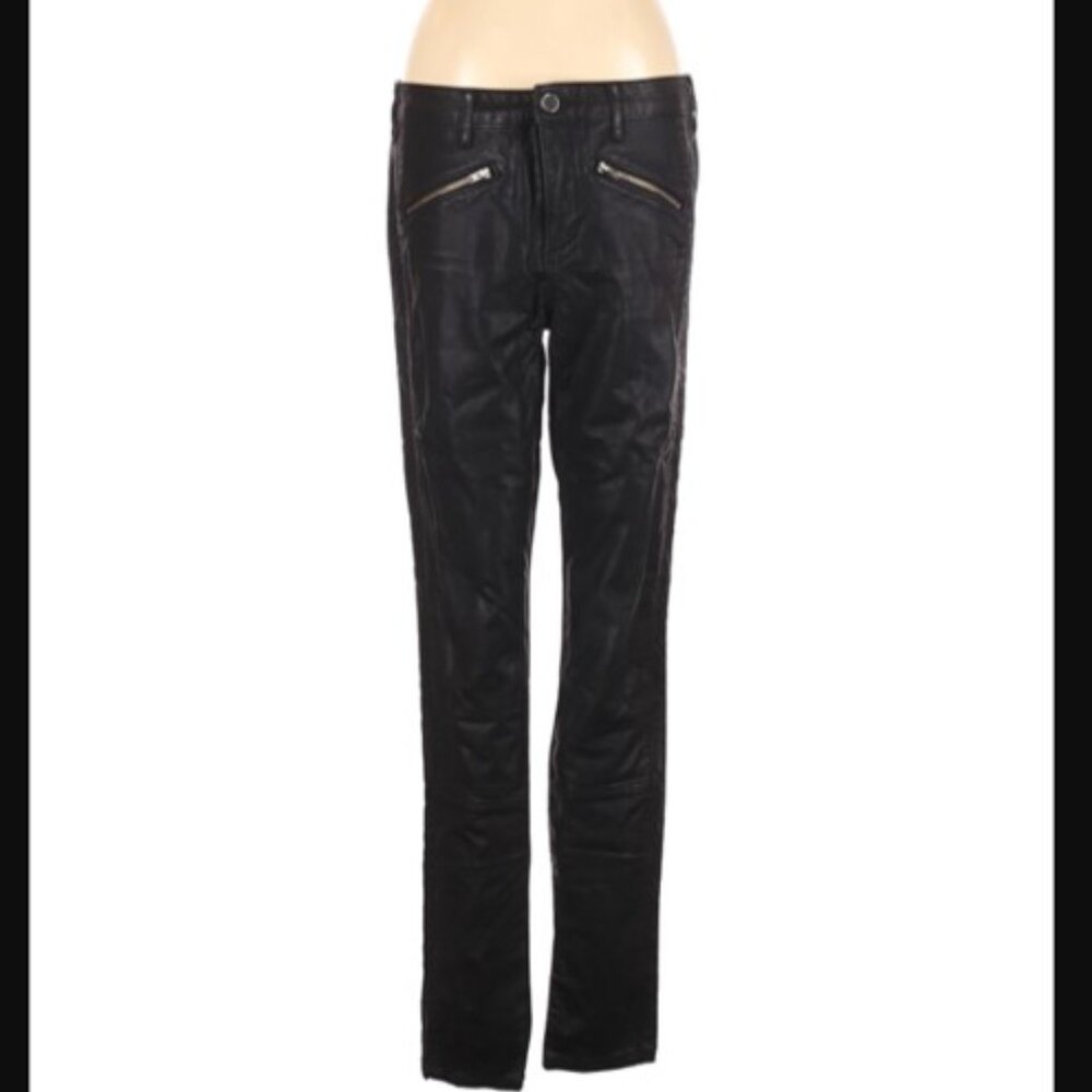 Pilcro and the Letterpress Faux Leather Pants Size 27